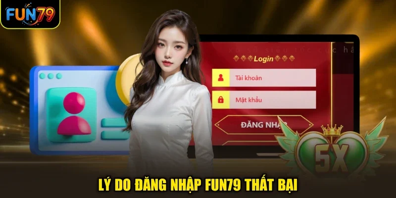Lý do đăng nhập FUN79 thất bại